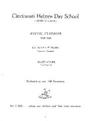 5728 - 1968 Cincinnati Hebrew Day School / Chofetz Chaim Day School Annual Yearbook