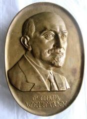 Chaim Weizmann Plaque