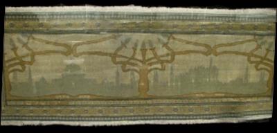 1978 Bezalel Carpet of Jerusalem skyline