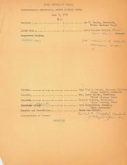 Miami University Hillel Groundbreaking Ceremonies, Arthur Beerman Center, June 17, 1971, Program Draft