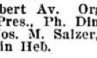 Bio of Kneseth Israel Congregation (Cincinnati, Ohio) from the American Jewish Year Book 1907 – 1908, 5668