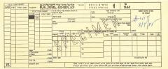 Agudath Israel of America (New York, New York) - Contribution Receipt (no. C1144), 1985