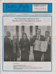 Boro Park News Newspaper dated April 2015