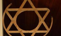 Magen David Window Frame