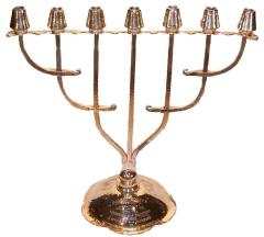 20th Century Shabbat Menorah