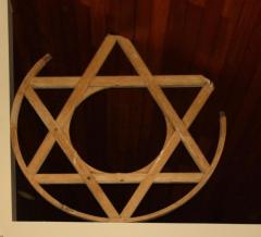 Magen David Window Frame