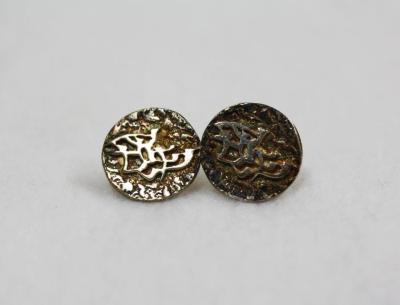 Earrings Made for Congregation B’Nai Tzedek (Cincinnati, Ohio)