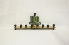 Hanukkiah / Menorah from Temple Oheb Shalom (Baltimore, MD) 