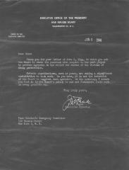 Letter from the War Refugee Board in 1944 to the Vaad Hatzalah regarding the Vaad Hatzalah’s work in Rescuing Persecuted Jews