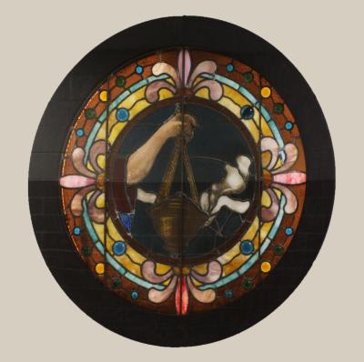 1880's Stained Glass Window from Ft. Wayne, Indiana