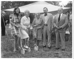 Photo from the Groundbreaking Ceremony of the Arthur Beerman Center, 1973