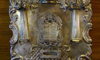 Torah Breastplate found in Congregation Anshei Sfard's (Louisville, KY) Levitch Chapel at the Dutchman's Lane Location