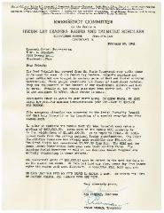 Letter from the Emergency Committee for the Rescue of Jewish Lay Leaders, Rabbis and Taludic Scholars Seeking Funds from the Cincinnati Jewish community for 50 Jews to be Rescued from Japan