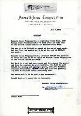 Contract for hiring Lowell Ward, July 6, 1971