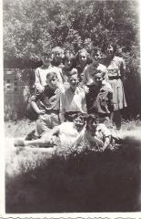 Henry Fenichel with School Friends at Party after his Bar Mitzvah