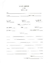 Ad Book Sign-Up from 1969, New Hope Congregation (Cincinnati, Ohio)