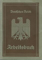 Deutlches Reich Arbeitsbuch