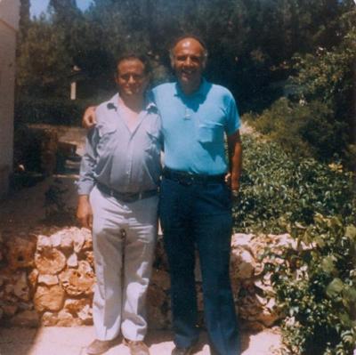 Photo Henry Blumenstein with Young Man 