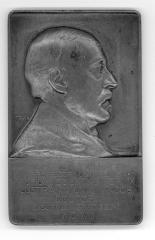 Plaque in Honor of Adam Politzer, Pioneer and Founder of Modern Otology - 1907