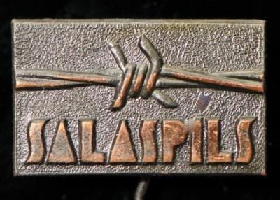 Salaspils Concentration Camp Survivor & Commemorative Pin
