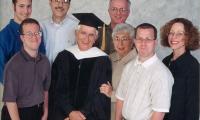 Photo Werner Coppel in Robes with His Family