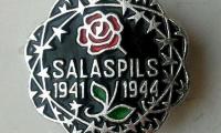 Salaspils Concentration Camp Survivor & Commemorative Pin