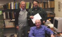 Henry Fenichel with Professors Orchin and Jensen