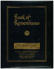 New Hope Congregation, Book of Remembrance