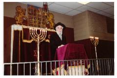 Pictures from Hespid of Rabbi Eliezer Silver from the Kneseth Israel Congregation, Cincinnati, Ohio, February 1, 1982