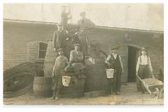 Picture of Men Building a Mikveh in Nitra Slovakia, Pre-WWII