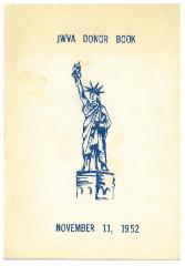 Jewish War Veterans Ladies' Auxiliary, Post 438 - Cincinnati, Ohio, Donor Luncheon Program Book - 1952