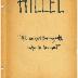 Hillel Jewish Student Center Organizational Scrapbook for 1447 - 1956

