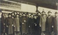 Rabbi Eliezer Silver at the Knessia Gedolah of Agudath Israel in Marienbad, 1937