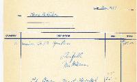 Goldson Catering (Cincinnati, Ohio) Receipt - 1967