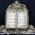 Painted Plaster Decalogue (10 Commandments) from Agudath Achim Congregation, Louisville, Kentucky