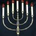 Pair of 7 Branch Menorahs Temple Bene Israel, Hamilton, OH