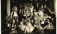 Photograph of Masked Ball in Scharlacks Apartment in Frankfurt AM, Germany