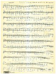 Sheet Music in the German Minhag: "(Finishing) Kaddish for Schabbos Nachamuh Till Rosh Hashonoh" 