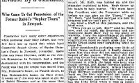 Article Regarding Newport Kentucky "Synagogue Invaded By a Constable" in 1899 
