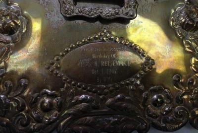 Torah Breastplate on One of Three Sefer Torahs at Miami University Hillel 