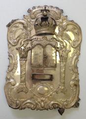 Torah Breastplate on One of Three Sefer Torahs at Miami University Hillel