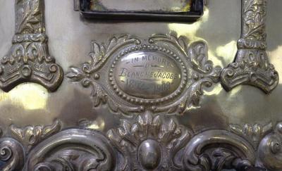 Torah Breastplate on One of Three Sefer Torahs at Miami University Hillel