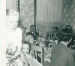 Picture of Rabbi Eliezer Silver at the 1954 Birthday Party of Rivka Goldberg and Abe Alper in Cincinnati, Ohio