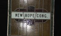 Stained Glass Window from New Hope Congregation