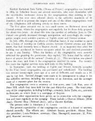 Bio of Congregation Beth Tefilla (Cincinnati, Ohio) from the Book, Cincinnati, The Queen City, By Rev. Charles Frederic Goss, 1912 