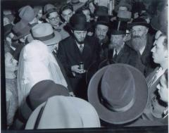 Rabbi Eliezer Silver Under the Chuppah at an Unidentified Wedding