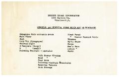 Listing of Memorial and Honorial Sponsorship Opportunities Upon the Dedication of the Section Road location of Kneseth Israel Congregation (Cincinnati, Ohio)