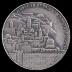 Jerusalem of Gold 25th Anniversary of Israel’s Establishment 1973 Medal (Part of Shekel 25th Anniversary Series)