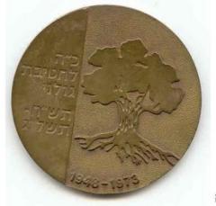 Golany (IDF) Brigade 25 Year Commemoration and 25th Anniversary of Israel’s Establishment 1973 Medal (Part of Shekel 25th Anniversary Series)