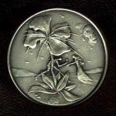 Tribe of Reuben- Salvador Dali 1973 25th Anniversary of Israel Silver Medal